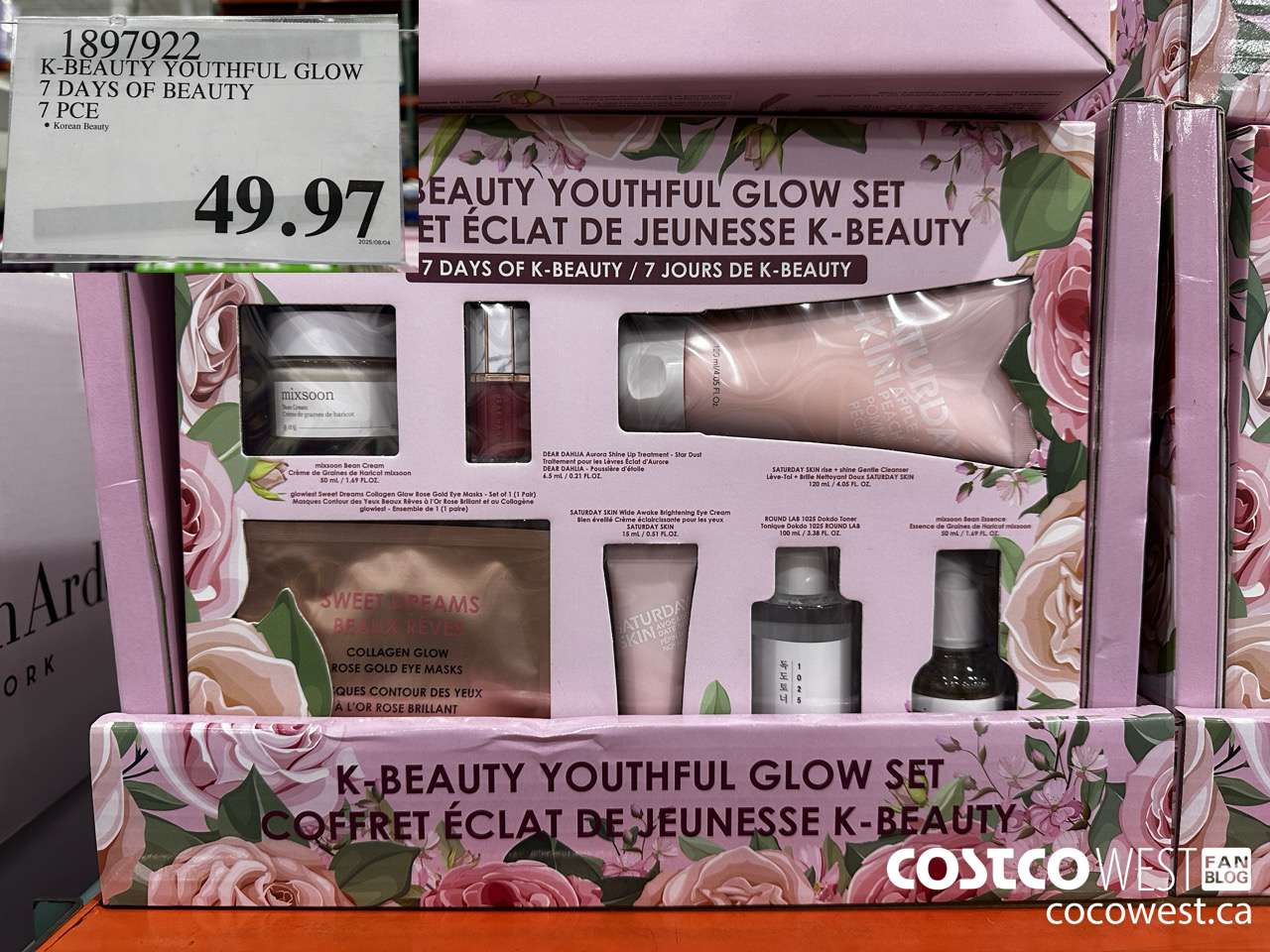1897922 K-BEAUTY YOUTHFUL GLOW 7 DAYS OF BEAUTY 7 PCE $49.97
