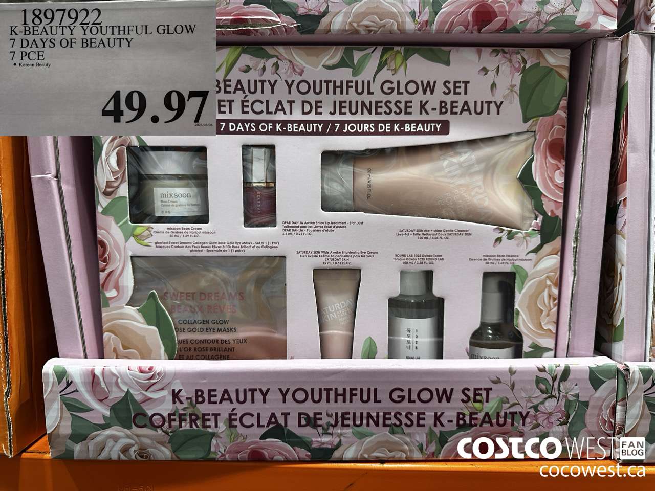 1897922 K-BEAUTY YOUTHFUL GLOW 7 DAYS OF BEAUTY 7 PCE $49.97