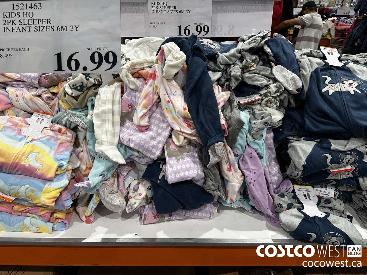 1521463 KIDS HQ 2PK SLEEPER INFANT SIZES 6M-3Y $16.99