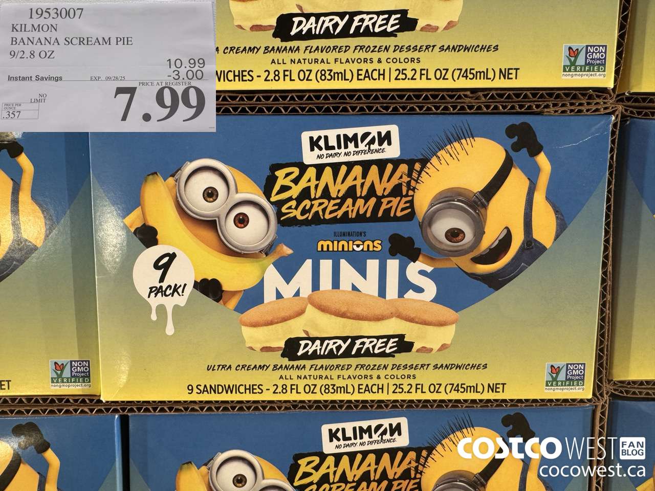1953007 KILMON BANANA SCREAM PIE 9/2.8 OZ ($3.00 INSTANT SAVINGS EXPIRES ON 2025-09-28) $7.99