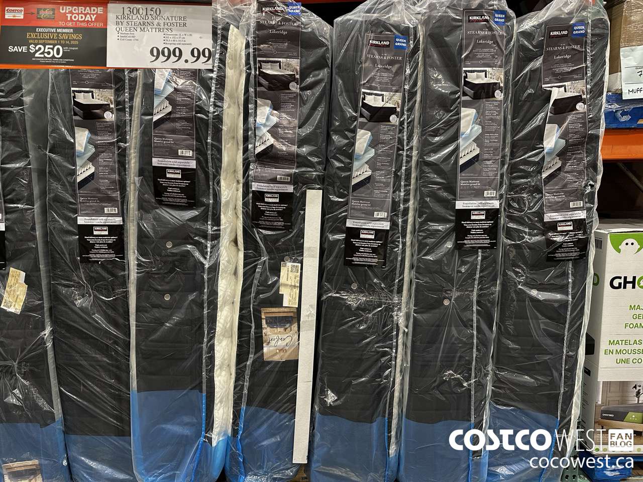 1300150 KIRKLAND SIGNATURE BY STEARNS & FOSTER QUEEN MATTRESS ($250.00 INSTANT SAVINGS EXPIRES ON 2025-09-14) $749.99