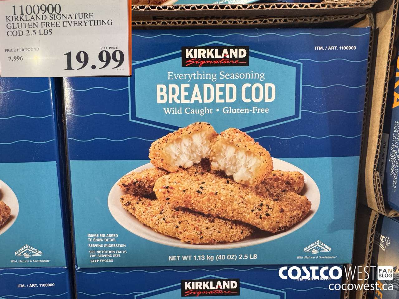 1100900 KIRKLAND SIGNATURE GLUTEN FREE EVERYTHING COD 2.5 LBS $19.99