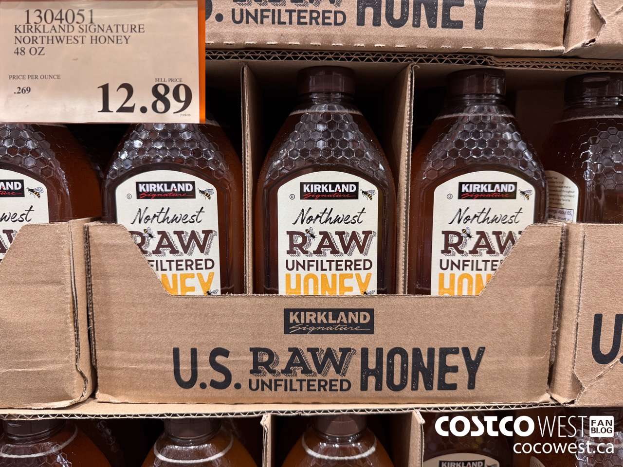1304051 KIRKLAND SIGNATURE NORTHWEST HONEY 48 OZ $12.89