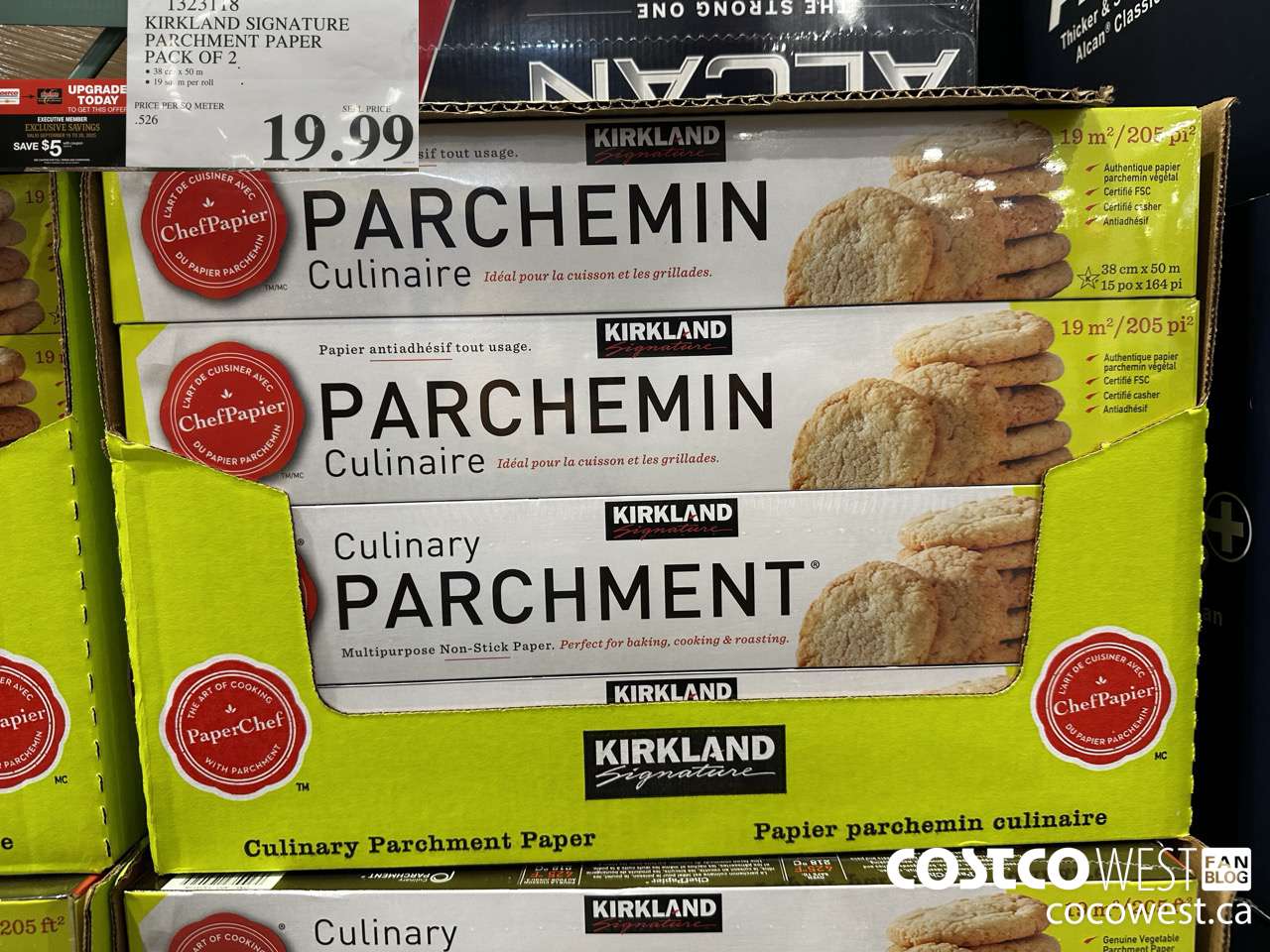 1323118 KIRKLAND SIGNATURE PARCHMENT PAPER PK OF 2 38cm X 50m ($5.00 INSTANT SAVINGS EXPIRES ON 2025-09-28) $14.99