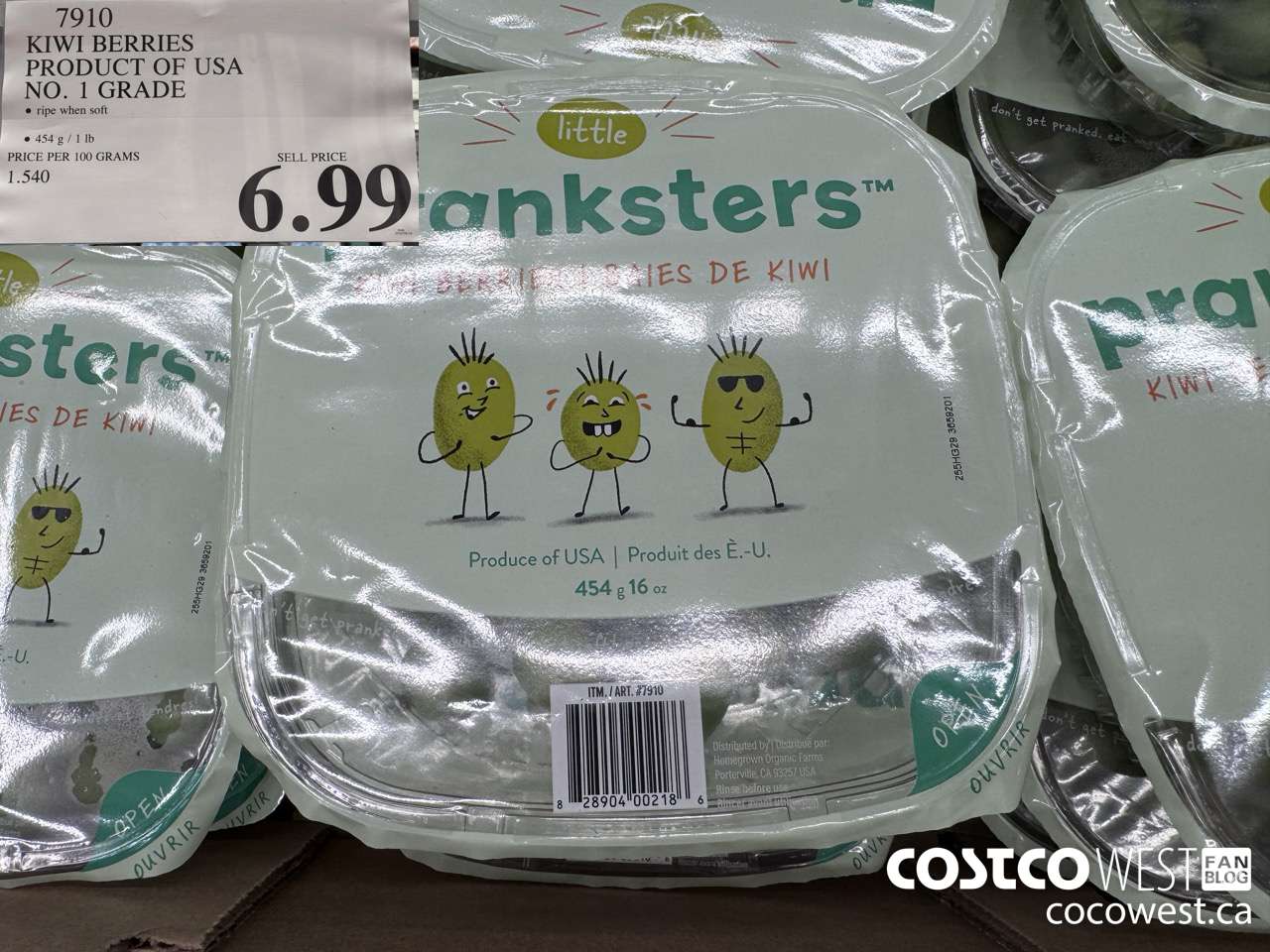 7910 KIWI BERRIES PRODUCT OF USA NO. 1 GRADE $6.99