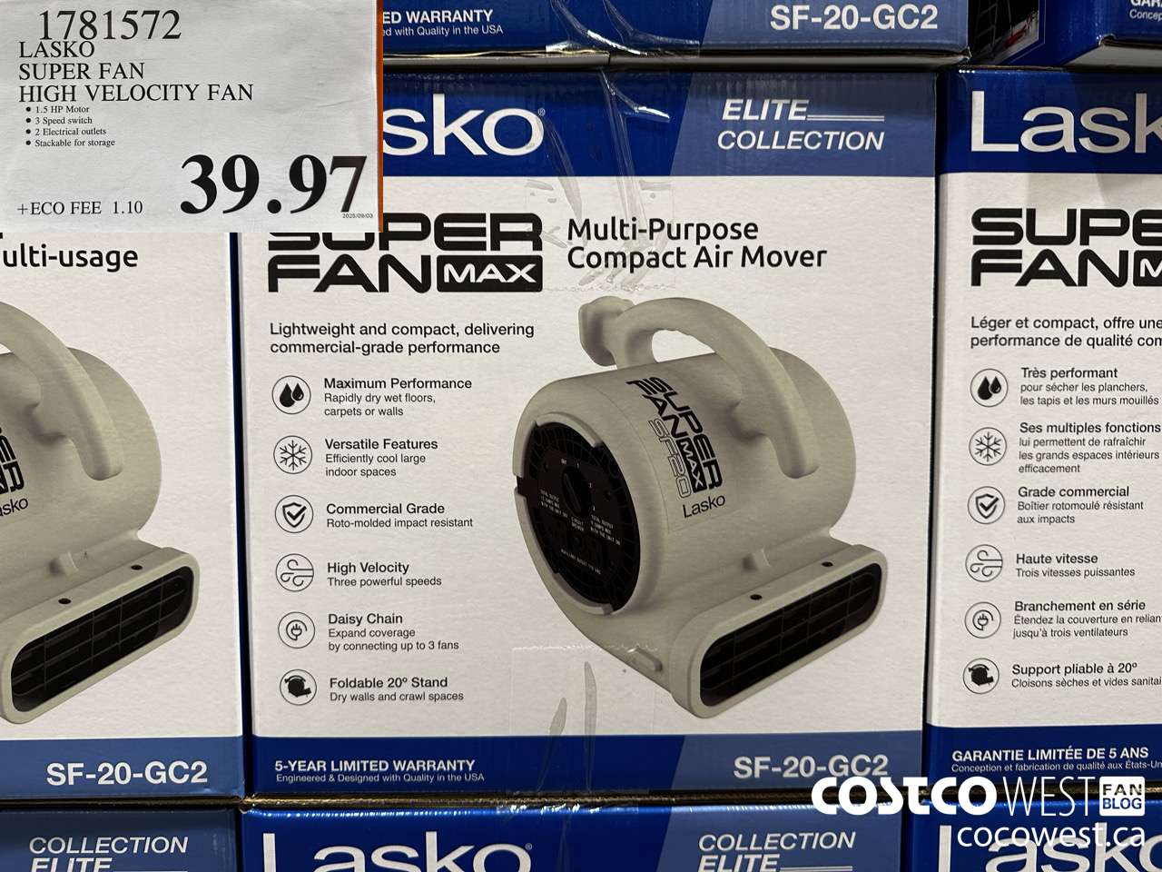 1781572 LASKO SUPER FAN HIGH VELOCITY FAN $39.97