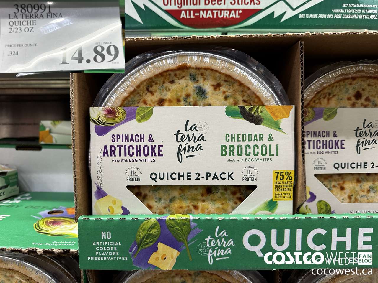 380991 LA TERRA FINA QUICHE 2/23 OZ $14.89