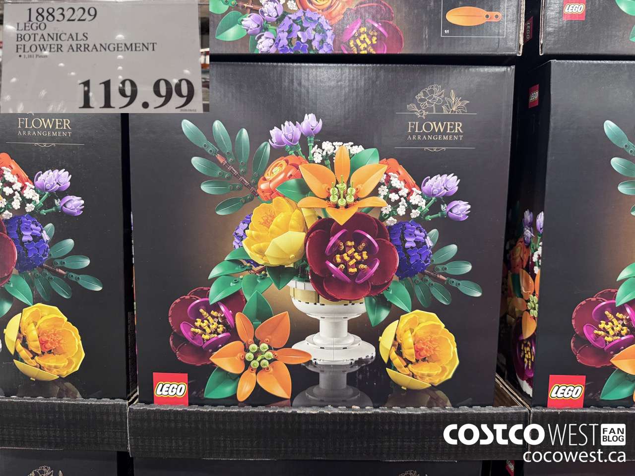 1883229 LEGO BOTANICALS FLOWER ARRANGEMENT $119.99
