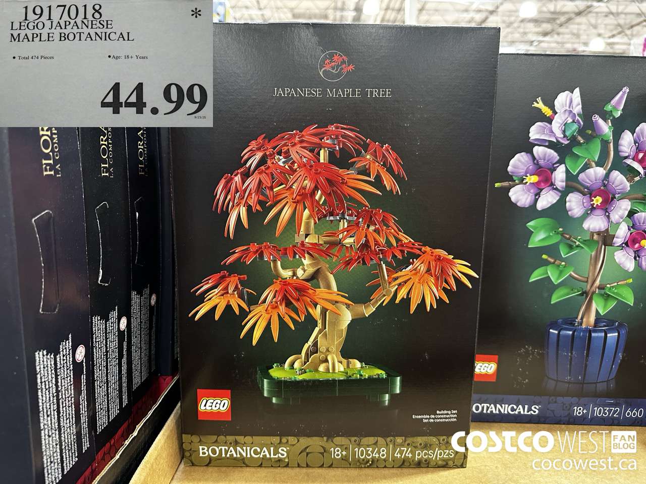 1917018 LEGO JAPANESE MAPLE BOTANICAL $44.99