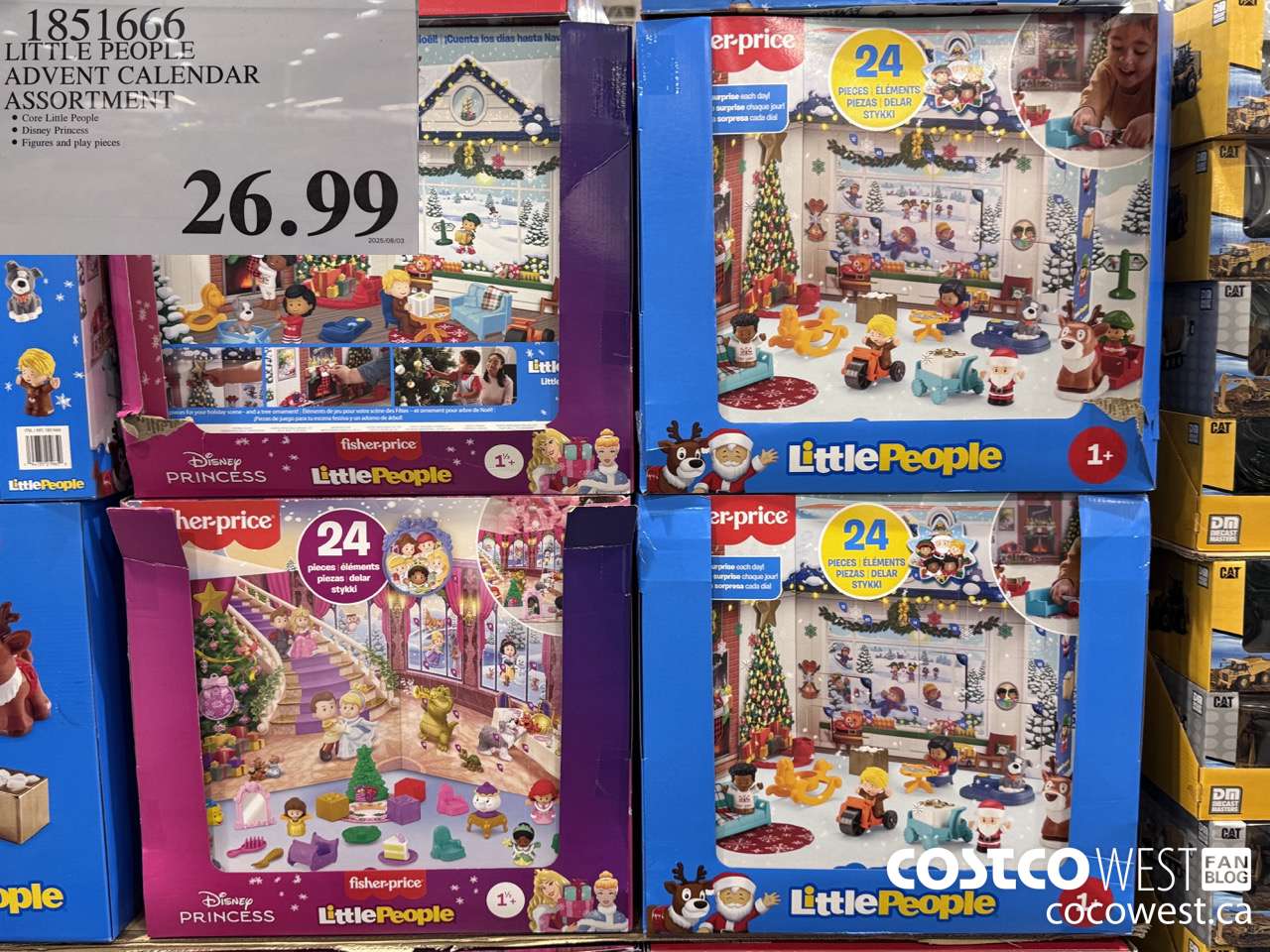 1851666 LITTLE PEOPLE ADVENT CALENDAR ASSORTMENT $26.99