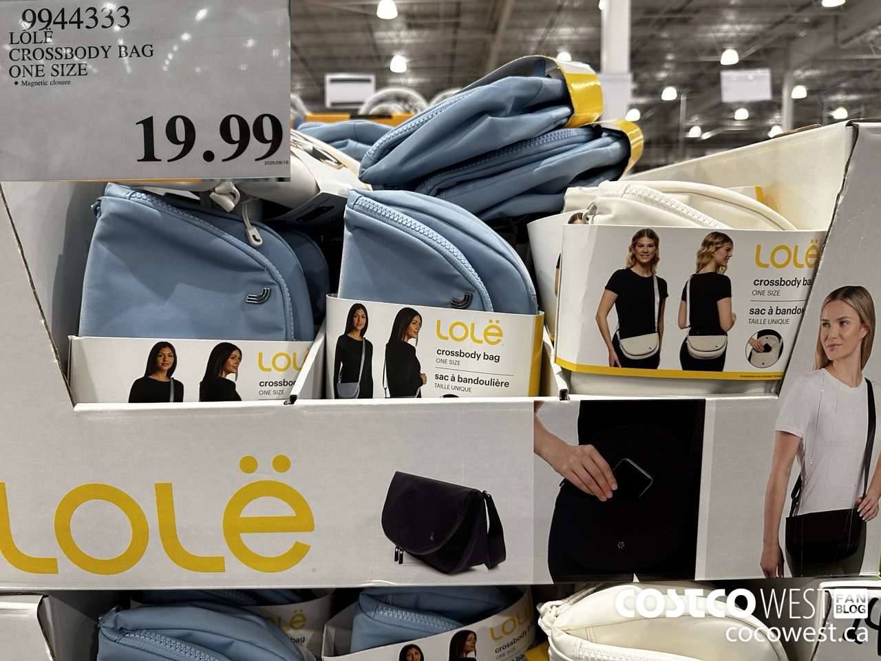 9944333 LOLE CROSSBODY BAG ONE SIZE $19.99