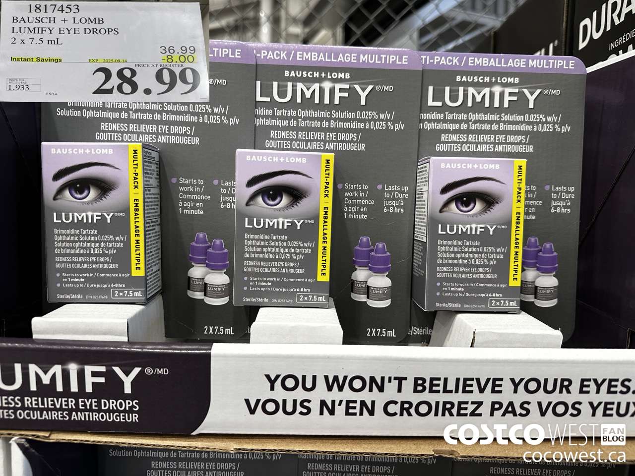 1817453 LUMIFY DROPS 2 X 7.5ML ($8.00 INSTANT SAVINGS EXPIRES ON 2025-09-14) $28.99