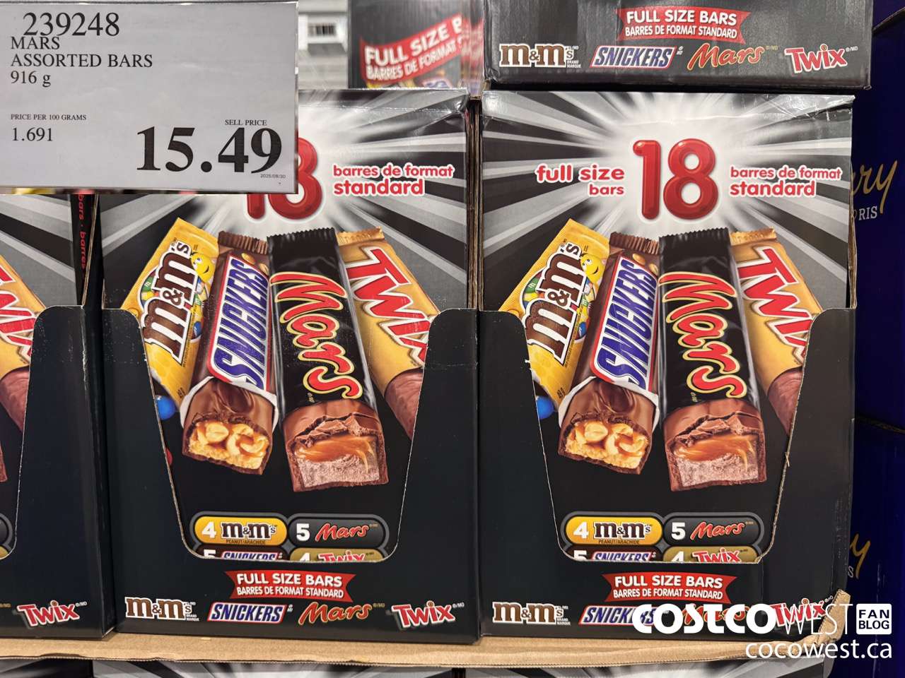 239248 MARS VARIETY PACK 18 PACK $15.49