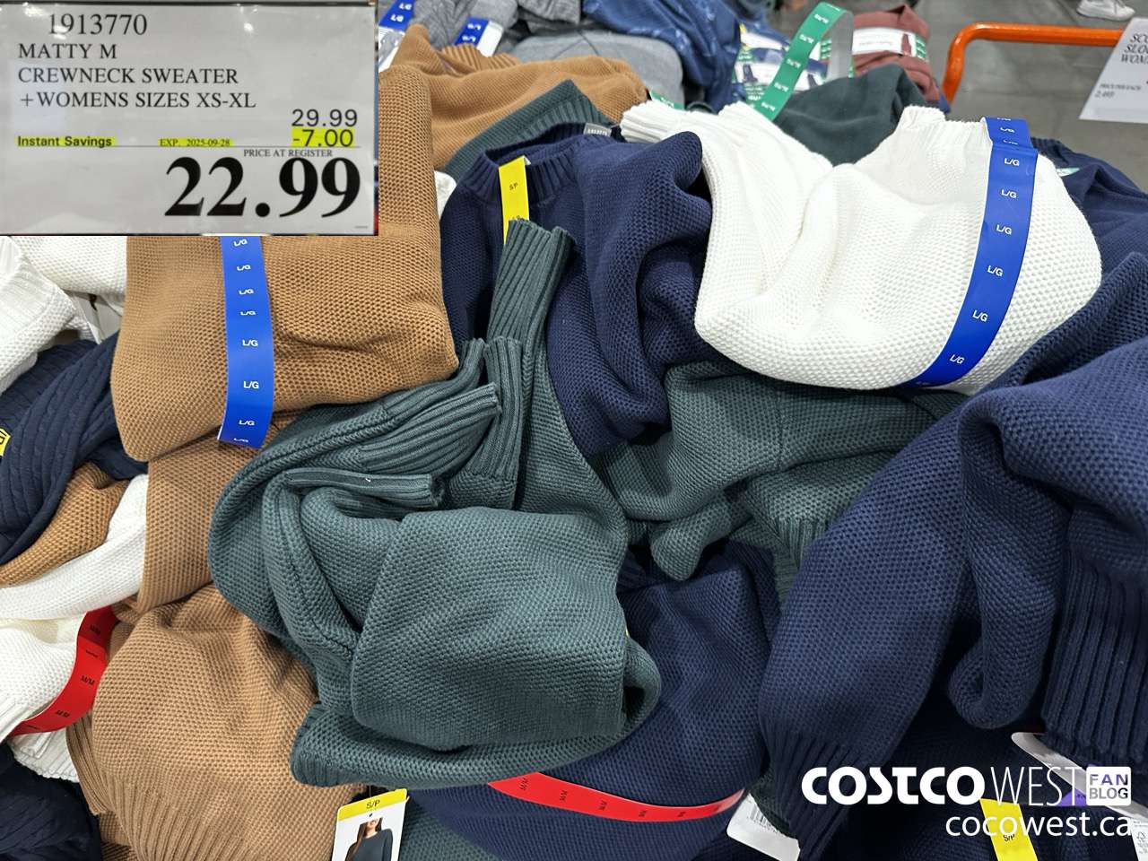 1913770 MATTY M CREWNECK SWEATER WOMENS SIZES XS-XL ($7.00 INSTANT SAVINGS EXPIRES ON 2025-09-28) $22.99