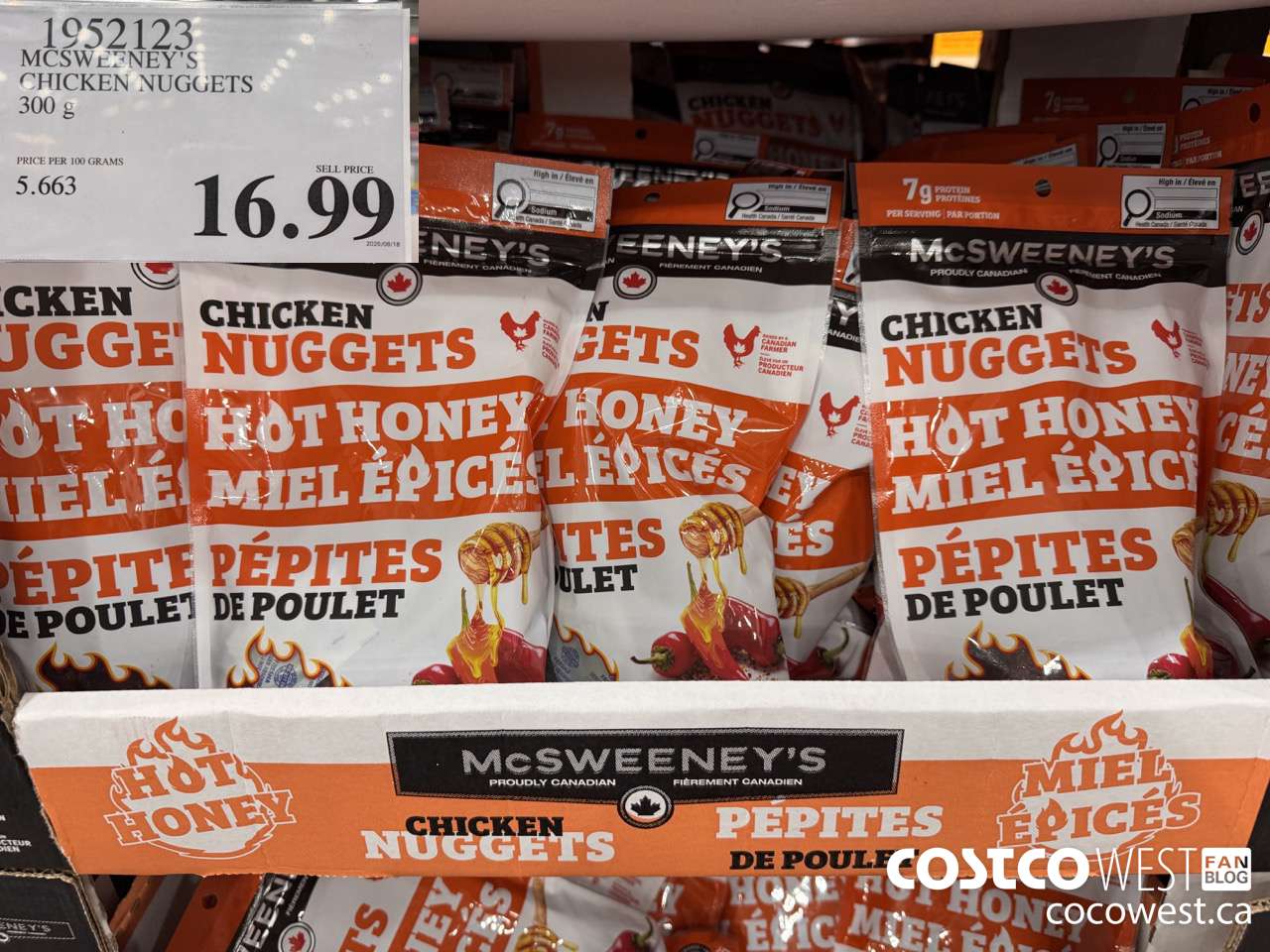 1952123 MCSWEENEY'S CHICKEN NUGGETS 300G $16.99