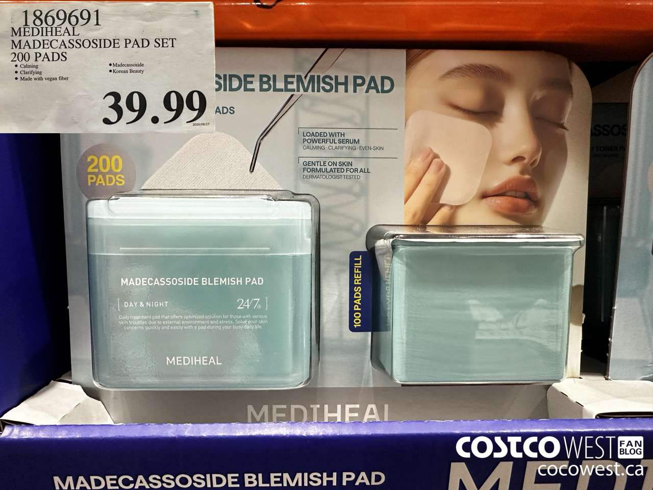 1869691 MEDIHEAL MADECASSOSIDE PAD SET 200 PADS $39.99