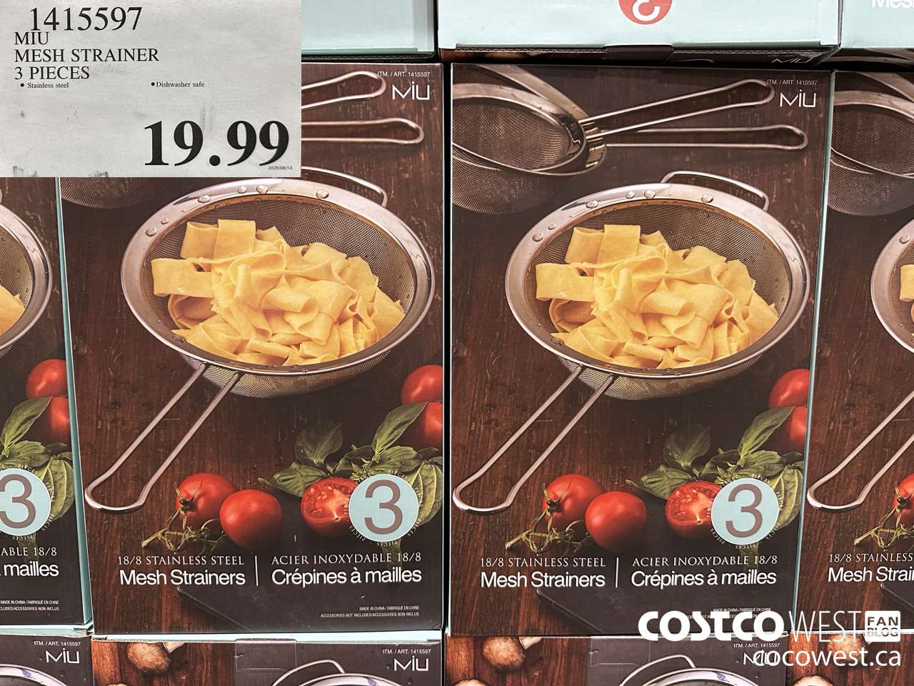 1415597 MIU MESH STRAINER 3 PIECES $19.99