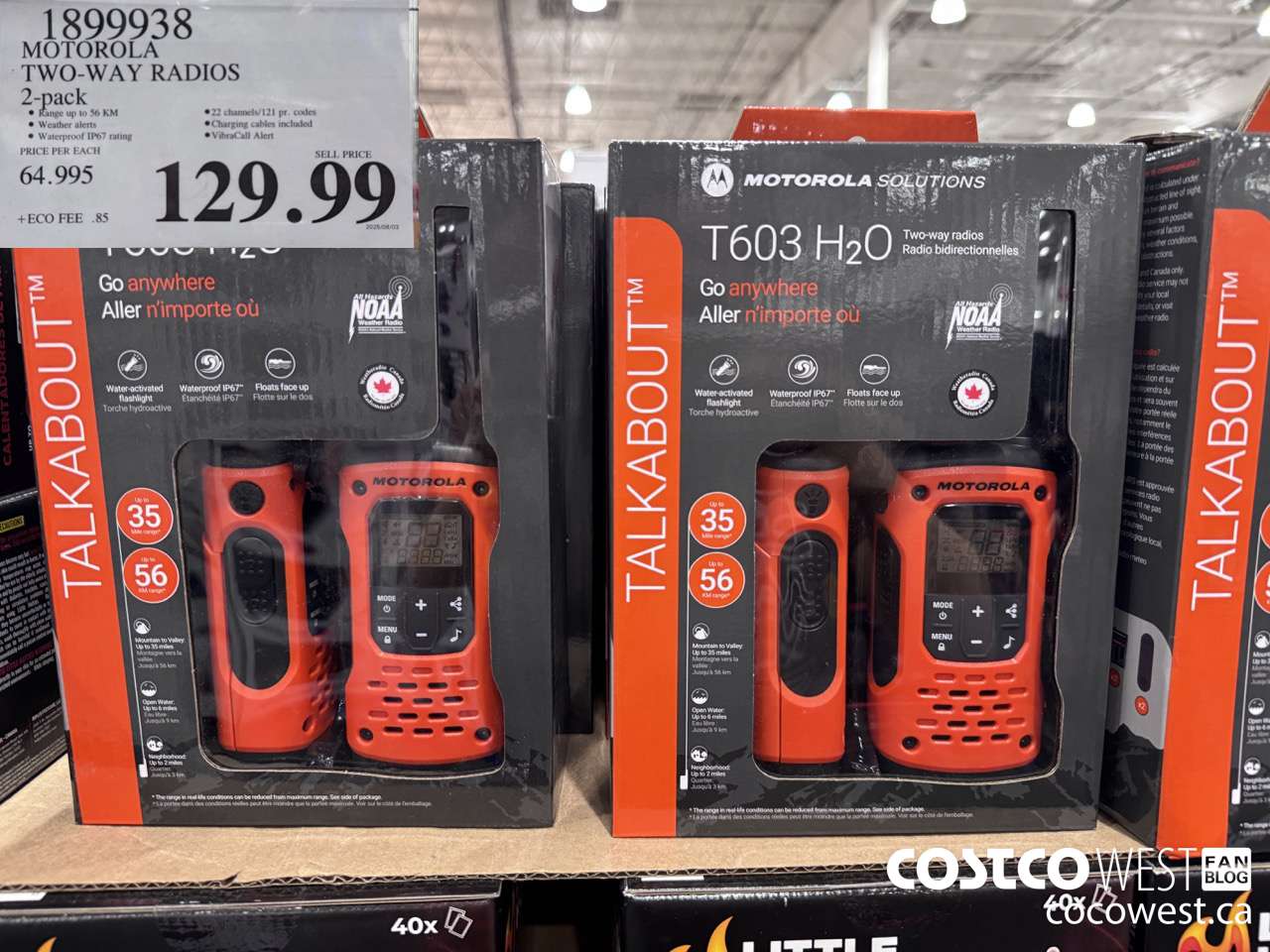 1899938 MOTOROLA TWO-WAY RADIOS 2-PACK $129.99