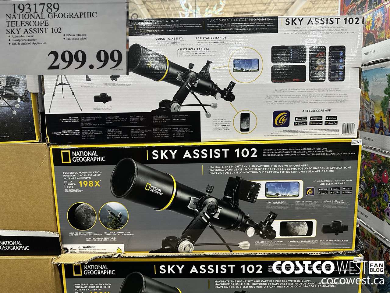 1931789 NATIONAL GEOGRAPHIC TELESCOPE SKY ASSIST 102 $299.99
