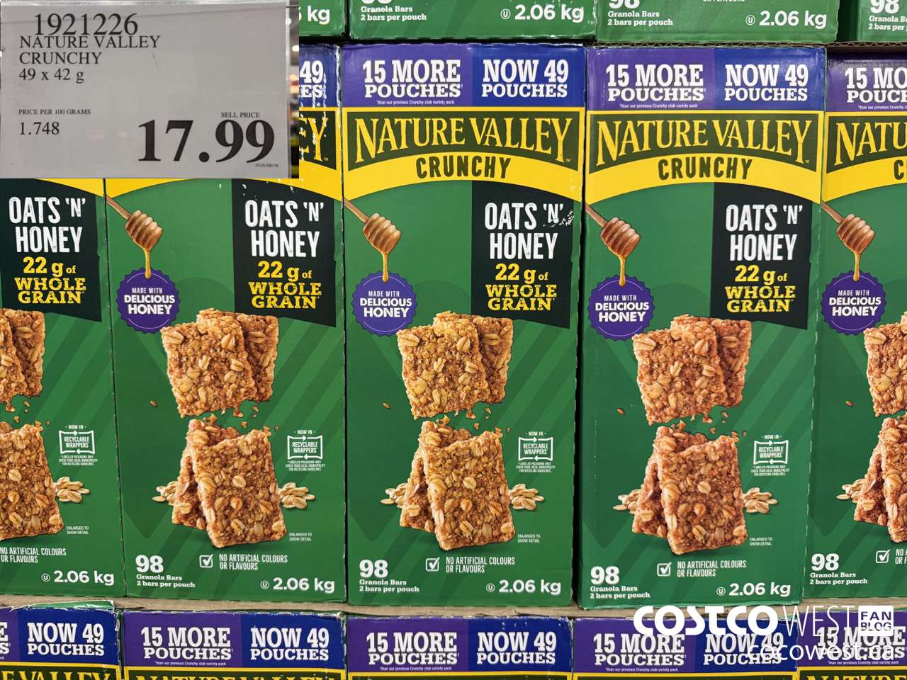 1921226 NATURE VALLEY CRUNCHY 49 X 21G $17.99