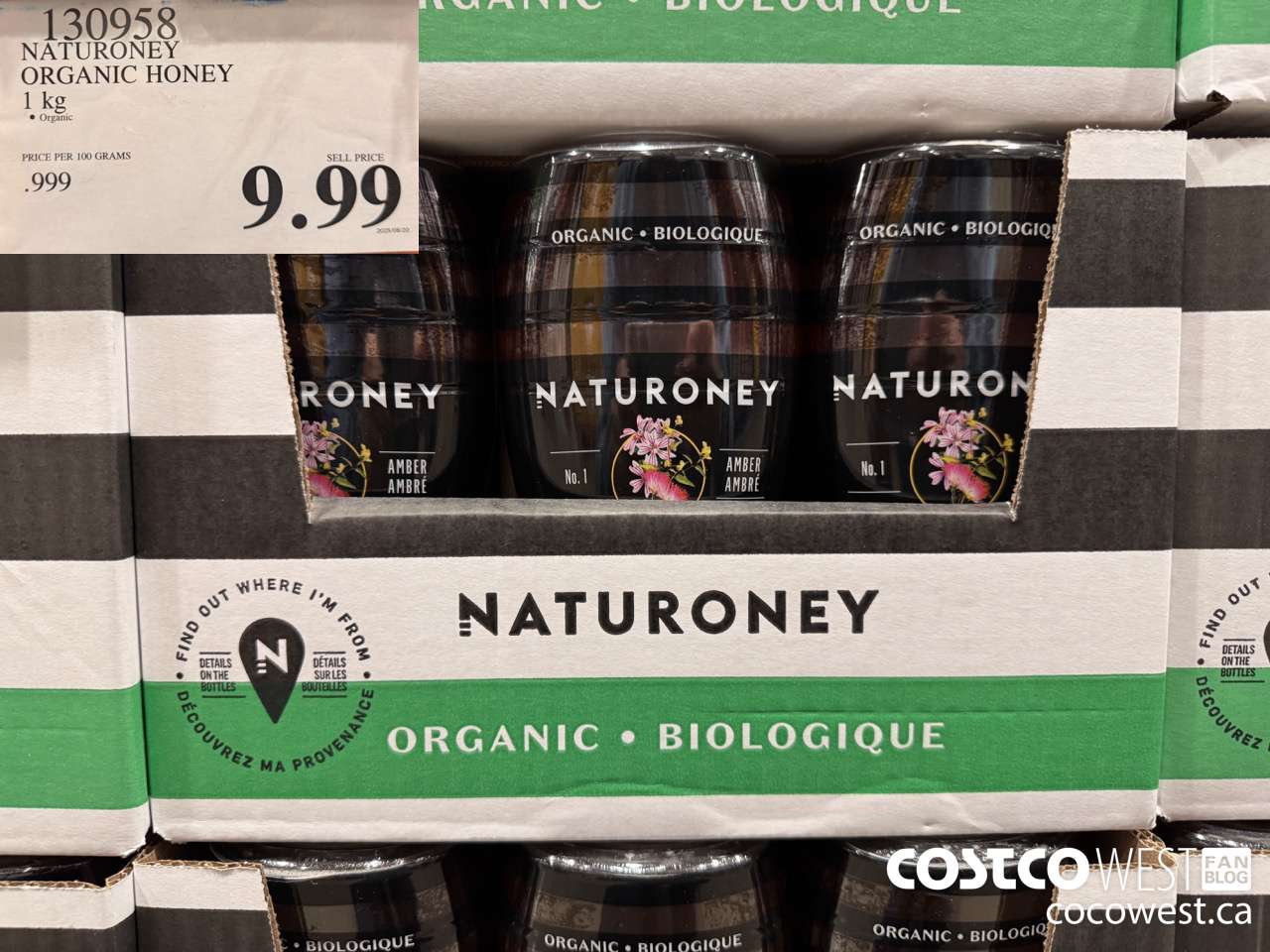 130958 NATURONEY ORGANIC HONEY 1 kg $9.99