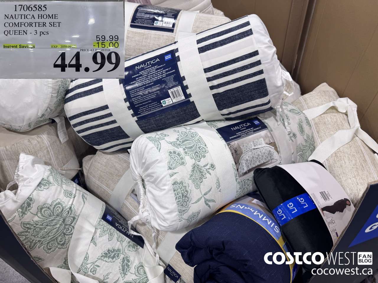 1706585 NAUTICA HOME COMFORTER SET QUEEN 3 PCS ($15.00 INSTANT SAVINGS EXPIRES ON 2025-09-07) $44.99