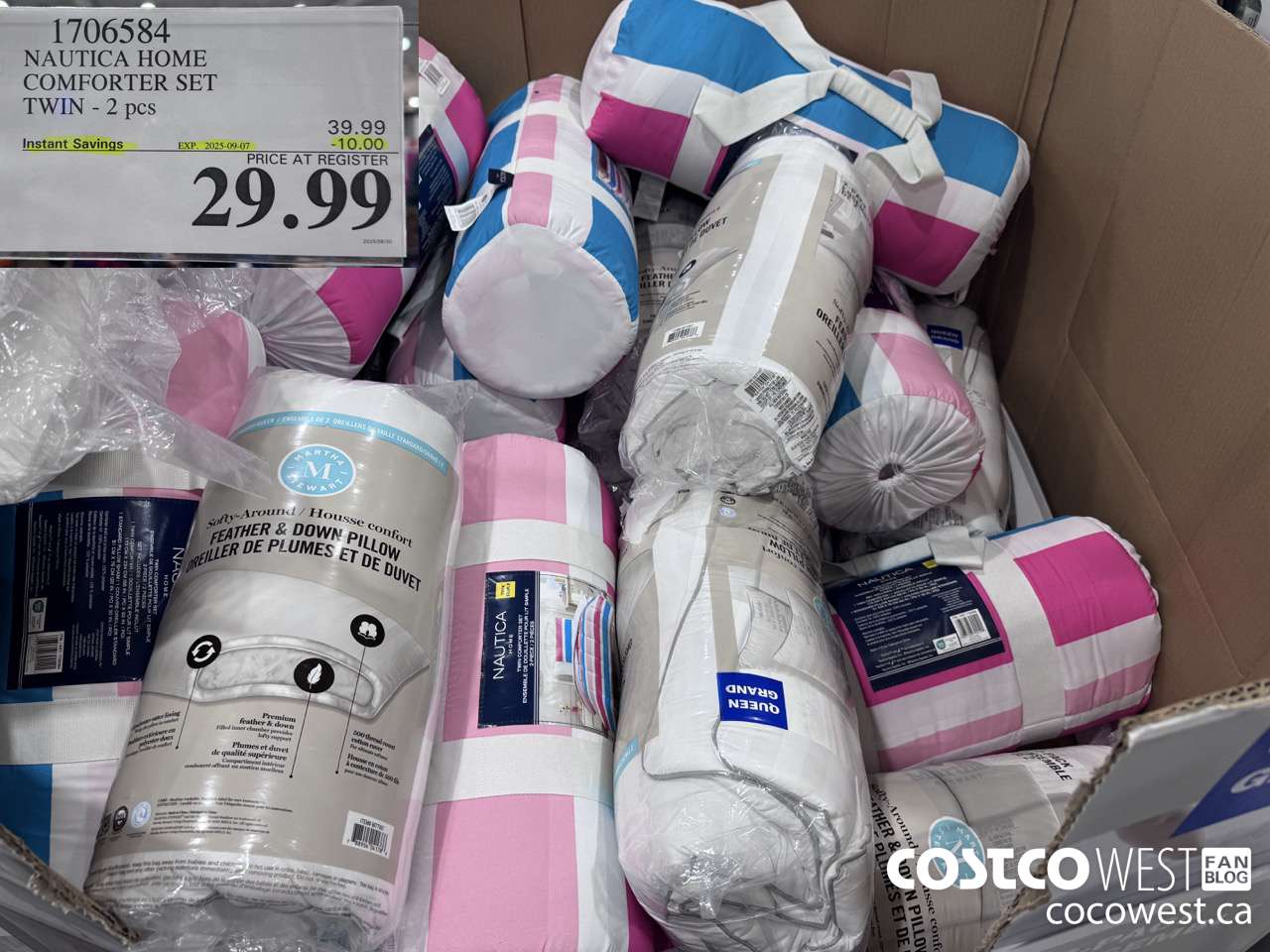 1706584 NAUTICA HOME COMFORTER SET TWIN 2PCS ($10.00 INSTANT SAVINGS EXPIRES ON 2025-09-07) $29.99