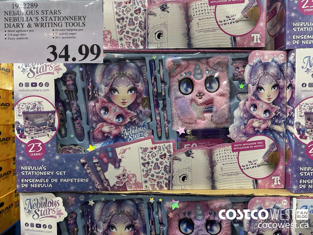 1932289 NEBULOUS STARS NEBULIA'S STATIONNERY DIARY & WRITING TOOLS $34.99