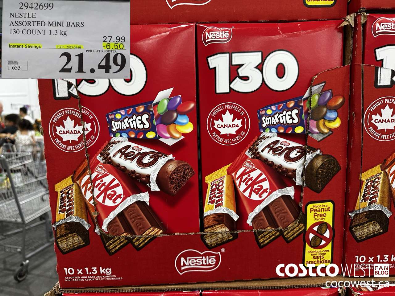 2942699 NESTLE FAVOURITES 130 COUNT ($6.50 INSTANT SAVINGS EXPIRES ON 2025-09-08) $21.49