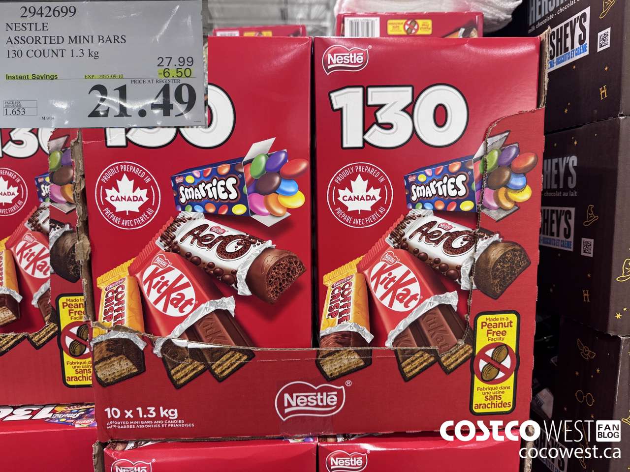 2942699 NESTLE FAVOURITES 130 COUNT ($6.50 INSTANT SAVINGS EXPIRES ON 2025-09-10) $21.49