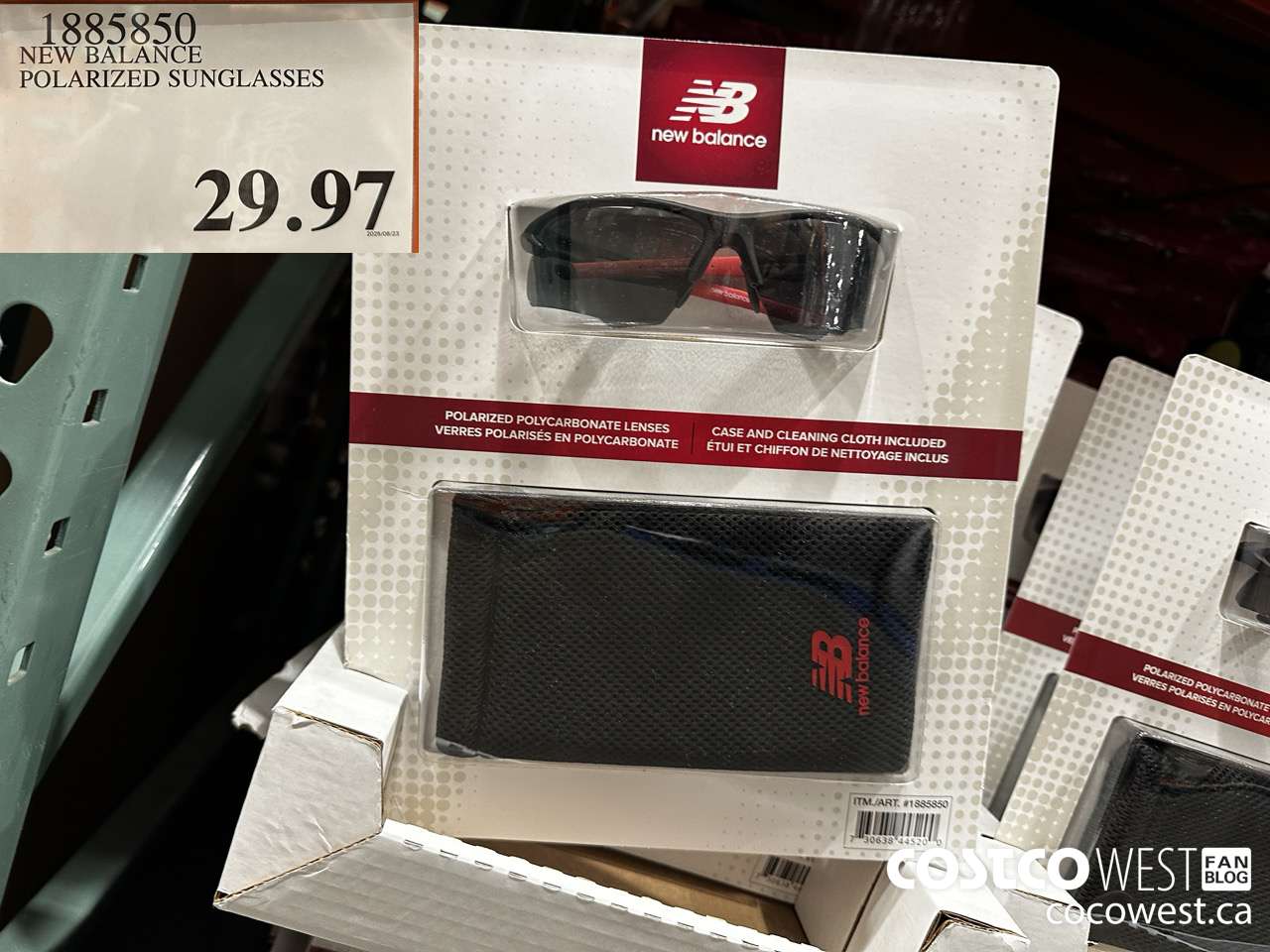 1885850 NEW BALANCE POLARIZED SUNGLASSES $29.97