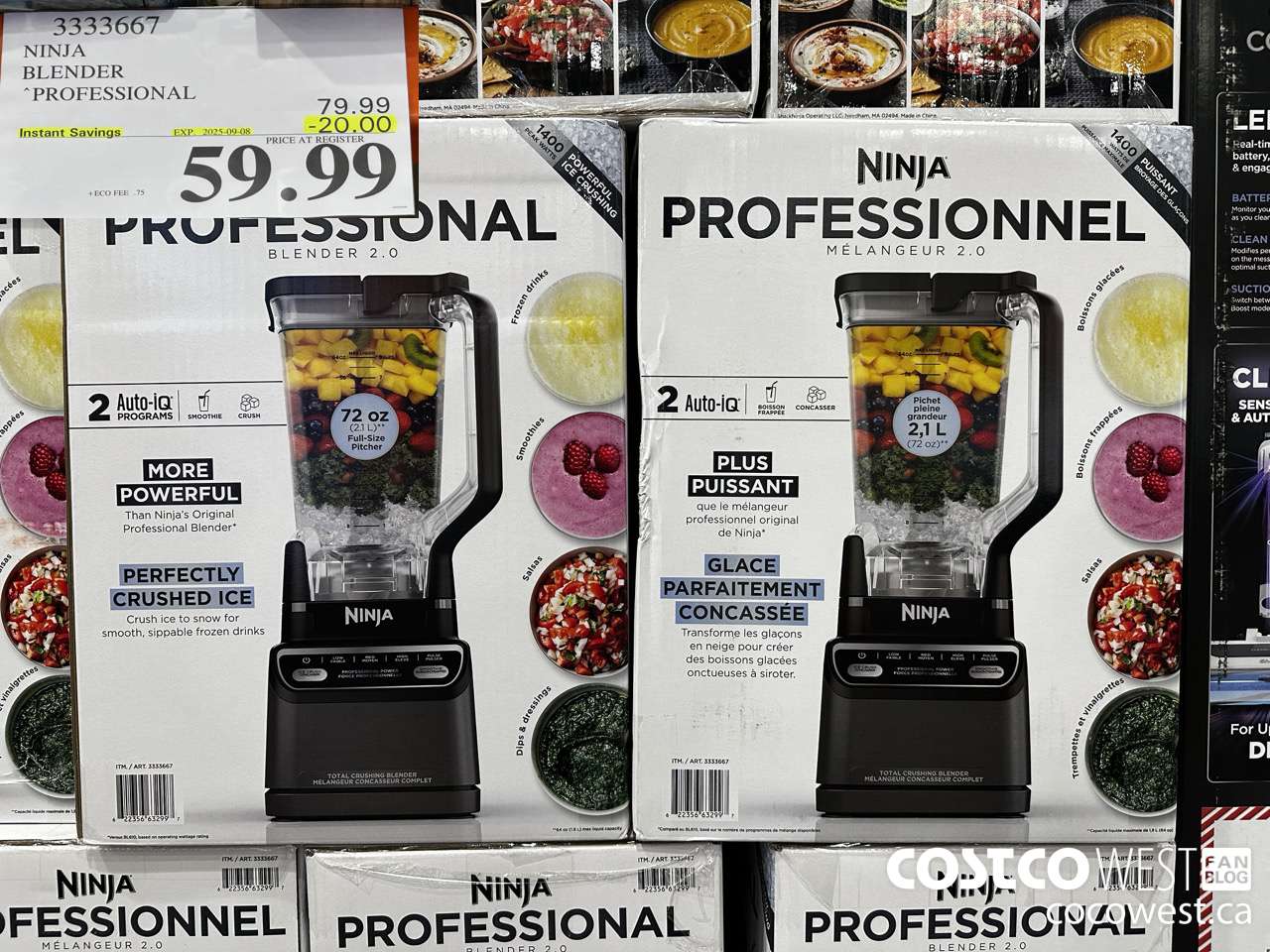 3333667 NINJA BLENDER PROFESSIONAL ($20.00 INSTANT SAVINGS EXPIRES ON 2025-09-08) $59.99