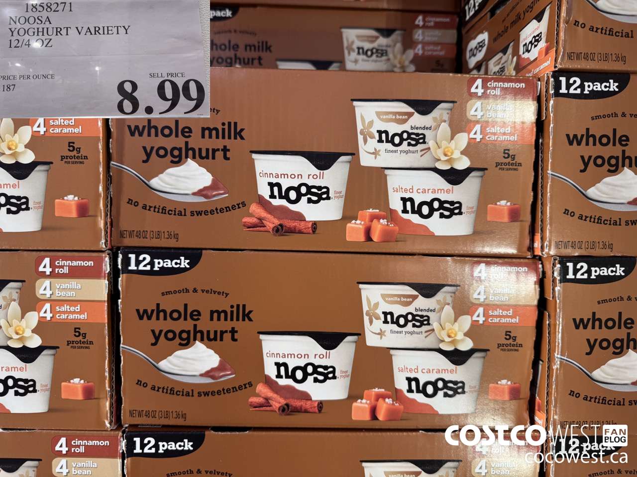 1858271 NOOSA YOGHURT VARIETY 12/4 OZ $8.99