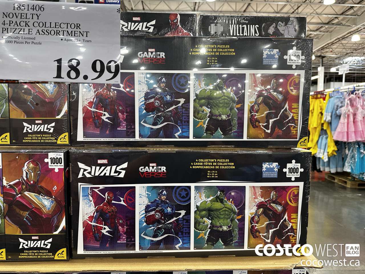 1851406 NOVELTY 4-PACK COLLECTOR PUZZLE ASSORTMENT $18.99