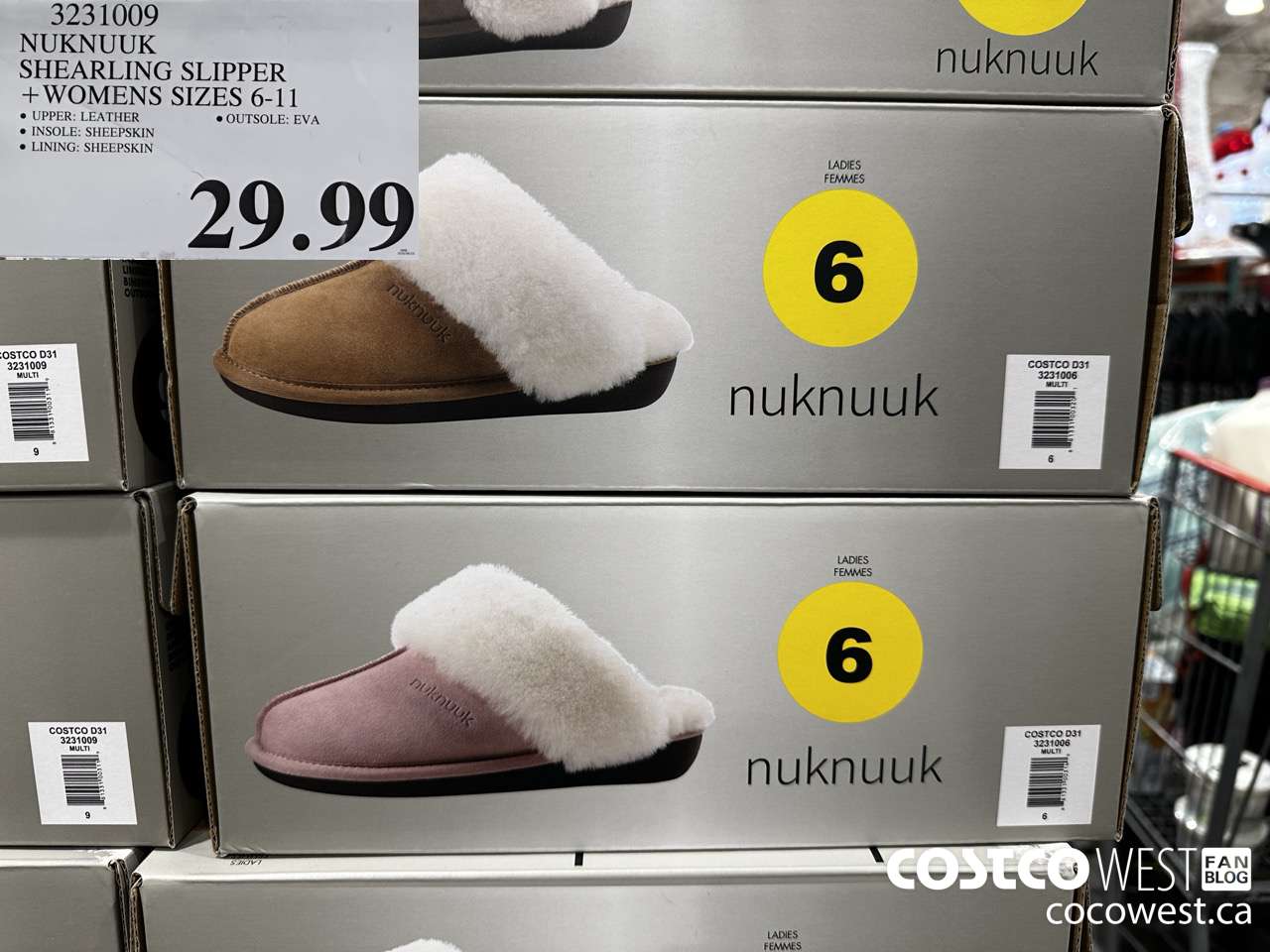 3231009 NUKNUUK SHEARLING SLIPPER WOMENS SIZES 6-11 $29.99