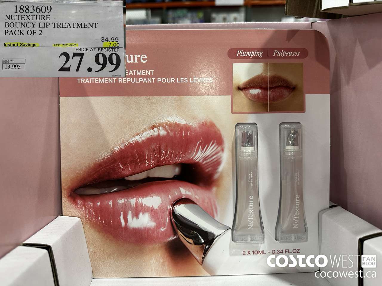 1883609 NUTEXTURE BOUNCY LIP TREATMENT 2 PACK ($7.00 INSTANT SAVINGS EXPIRES ON 2025-09-07) $27.99