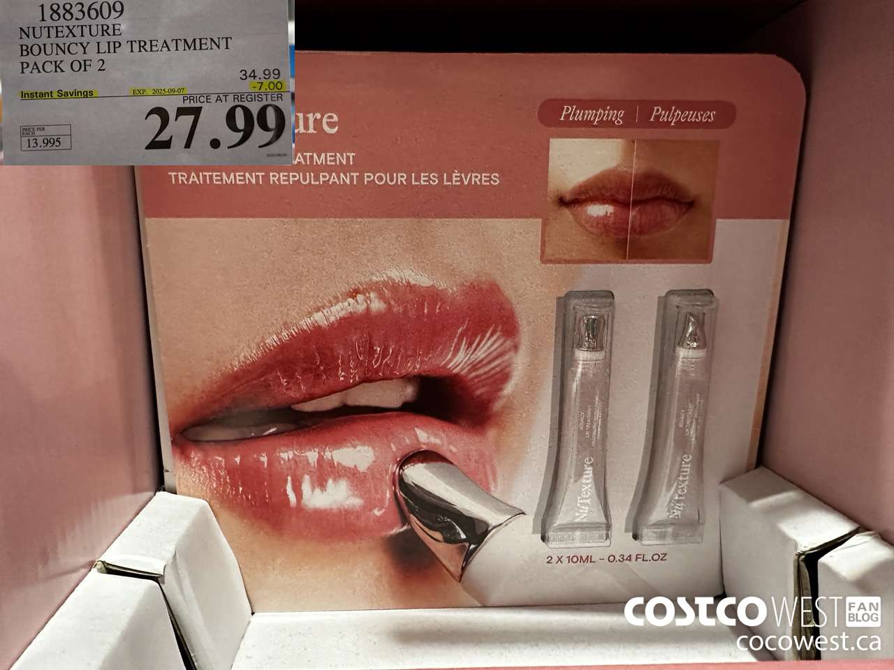 1883609 NUTEXTURE BOUNCY LIP TREATMENT 2 PACK ($7.00 INSTANT SAVINGS EXPIRES ON 2025-09-07) $27.99