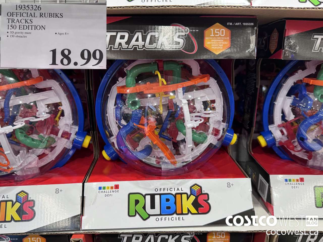 1935326 OFFICIAL RUBIKS TRACKS 150 EDITION $18.99