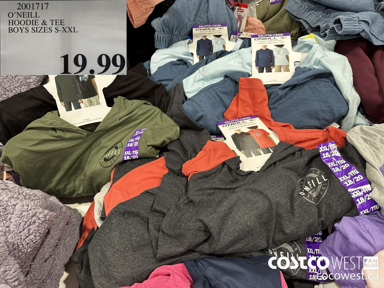 2001717 O'NEILL HOODIE & TEE BOYS SIZES S-XXL $19.99