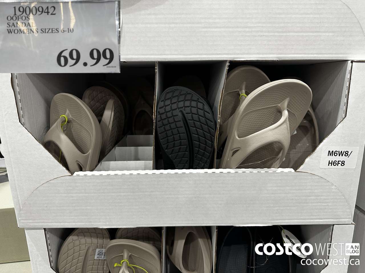 1900942 OOFOS SANDAL WOMENS SIZES 6-10 $69.99