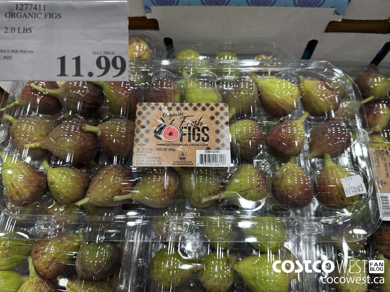 1277411 ORGANIC FIGS 2.0LBS $11.99