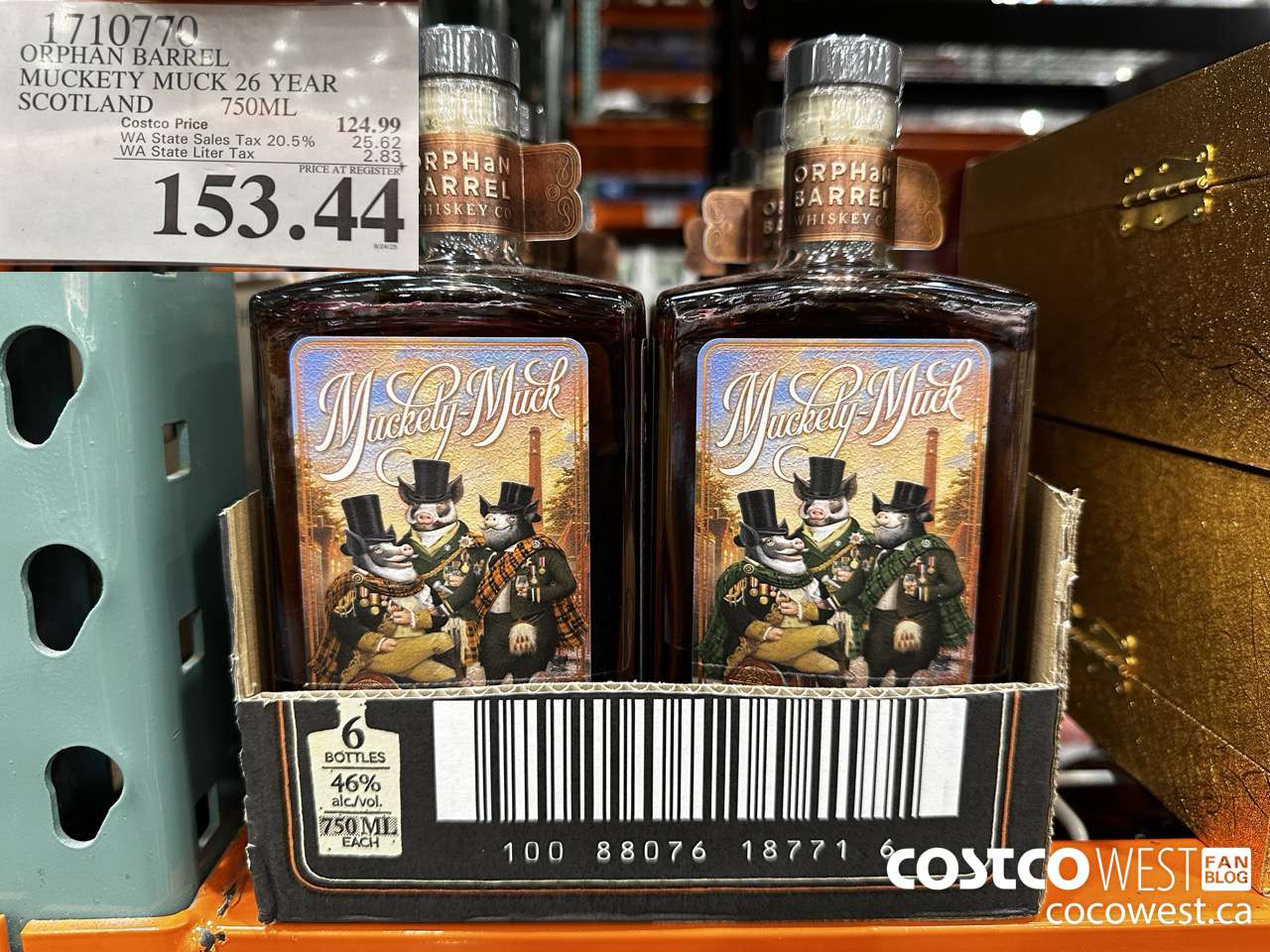 1710770 ORPHAN BARREL MUCKETY MUCK 26 YEAR SCOTLAND 750ML $153.44