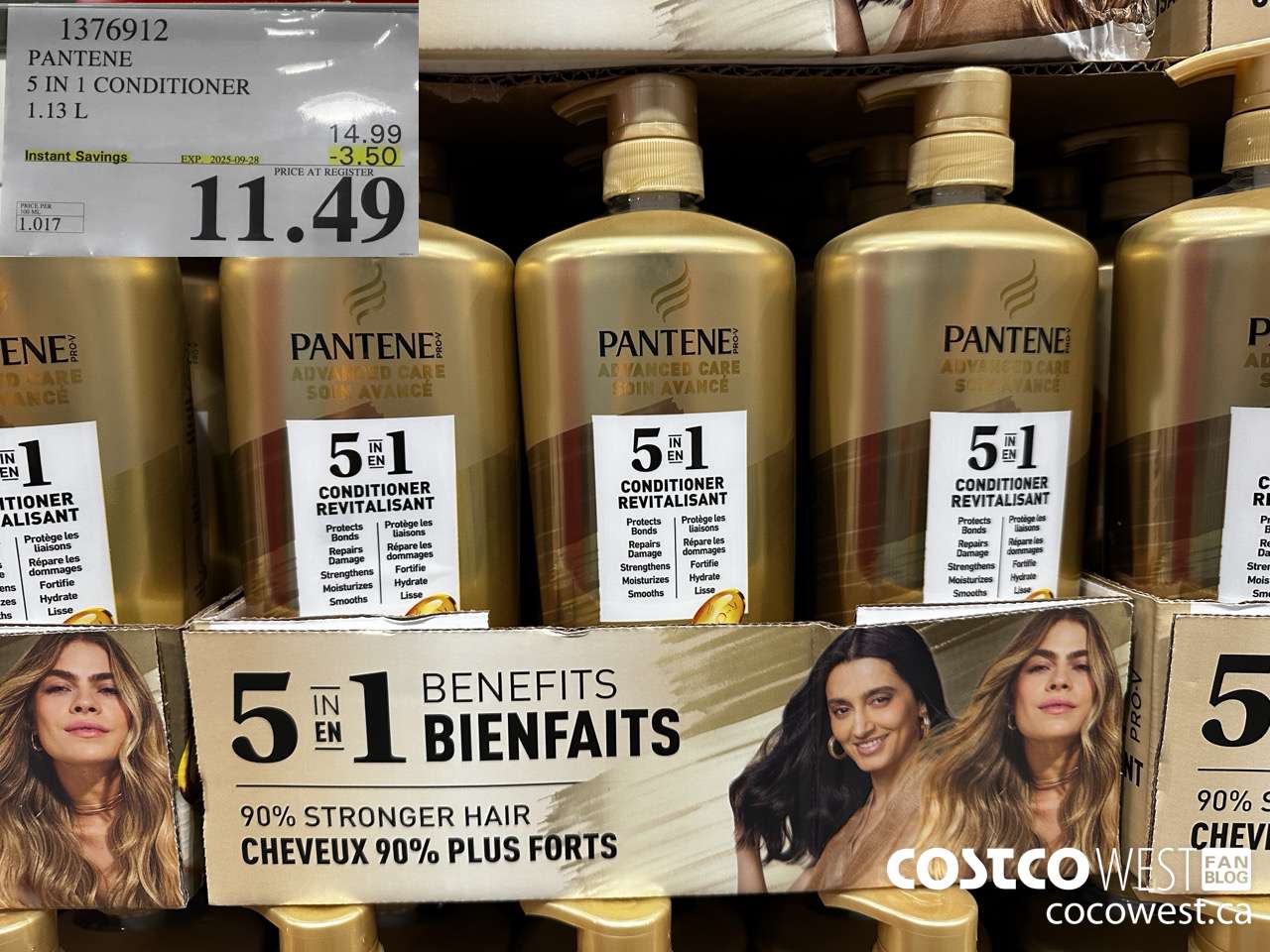 1376912 PANTENE 5 IN 1 CONDITIONER 1.13L ($3.50 INSTANT SAVINGS EXPIRES ON 2025-09-28) $11.49