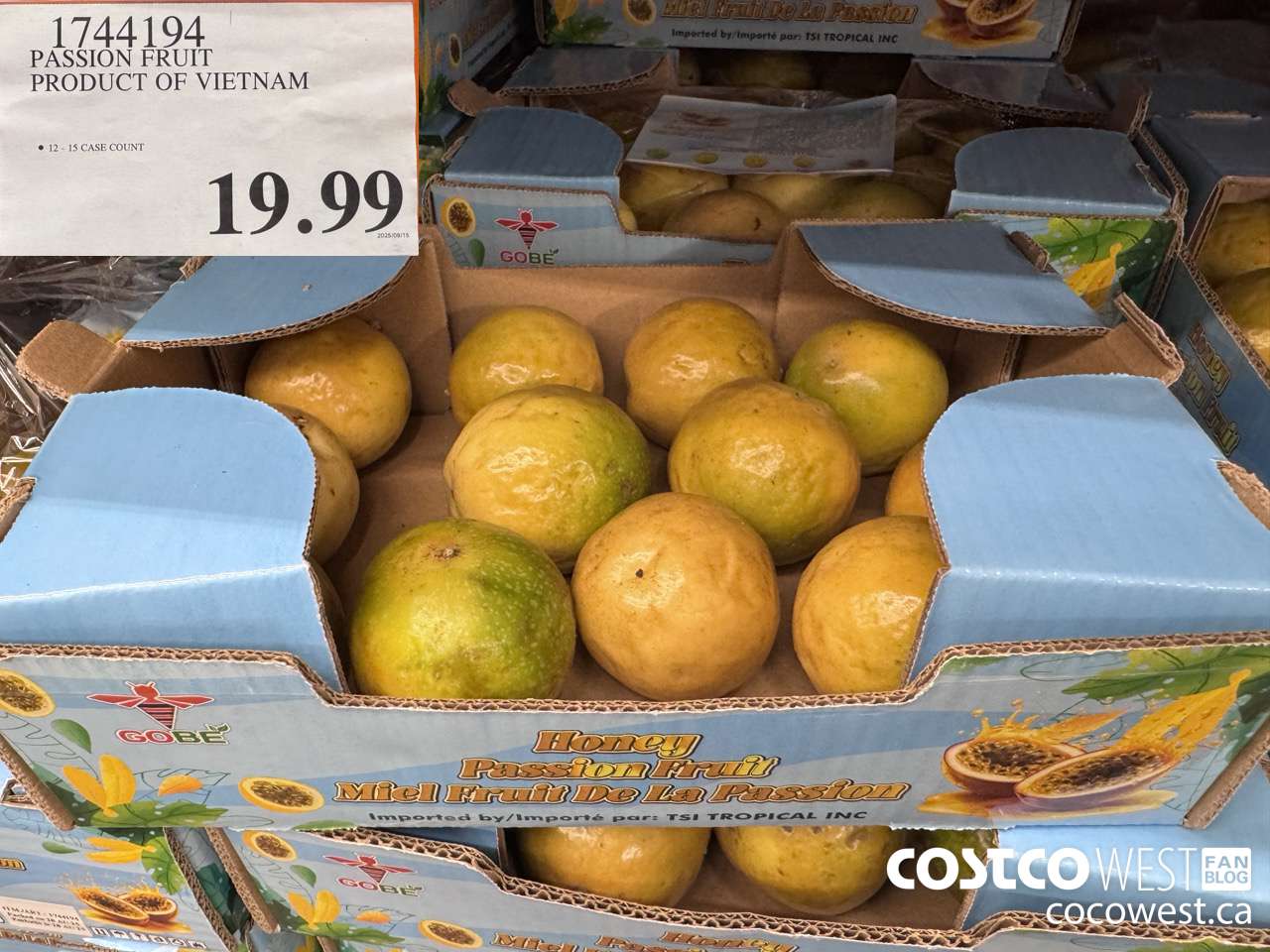 1744194 PASSION FRUIT PRODUCT OF VIETNAM $19.99