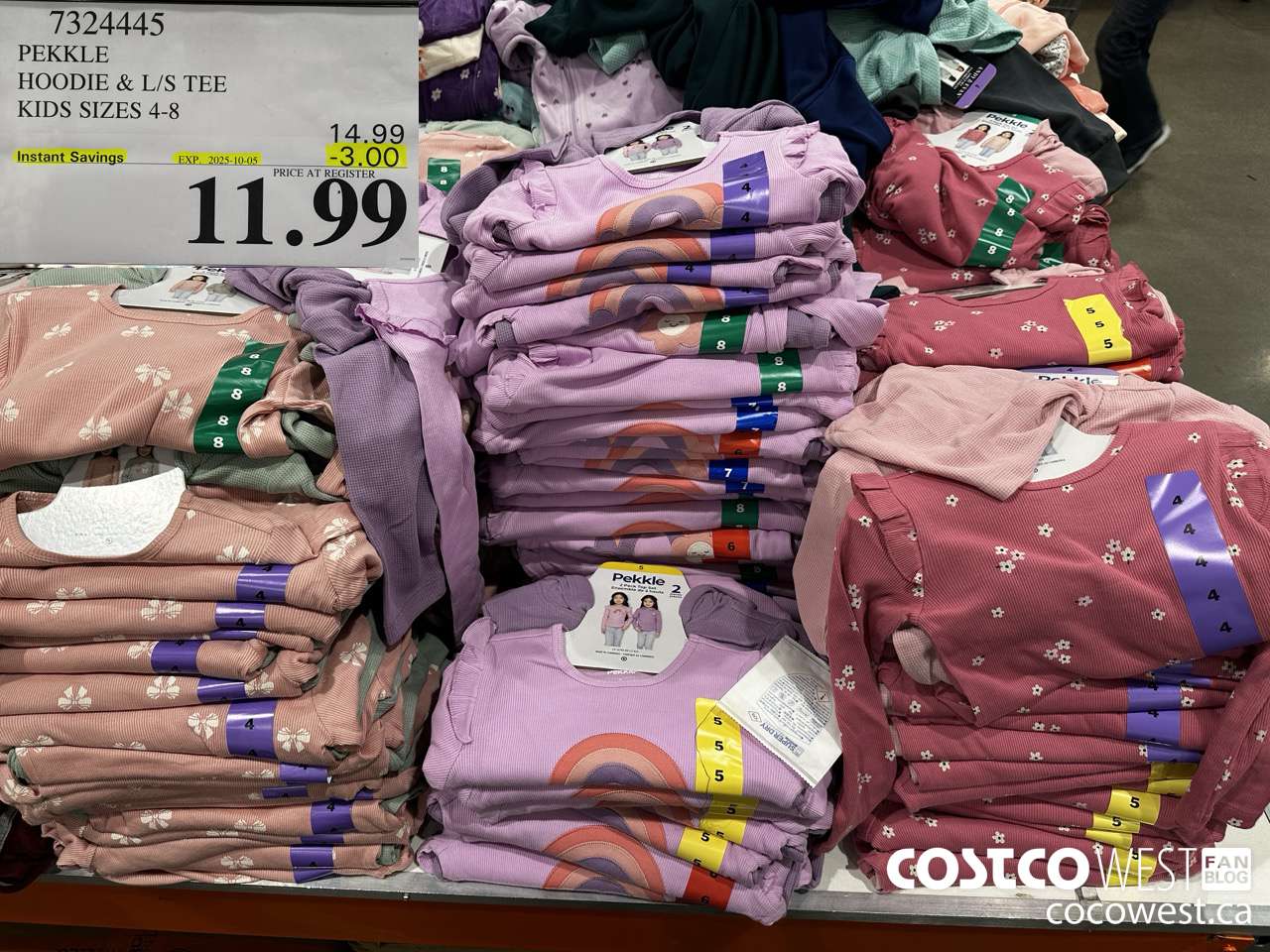 7324445 PEKKLE HOODIE & L/S TEE KIDS SIZES 4-8 ($3.00 INSTANT SAVINGS EXPIRES ON 2025-10-05) $11.99