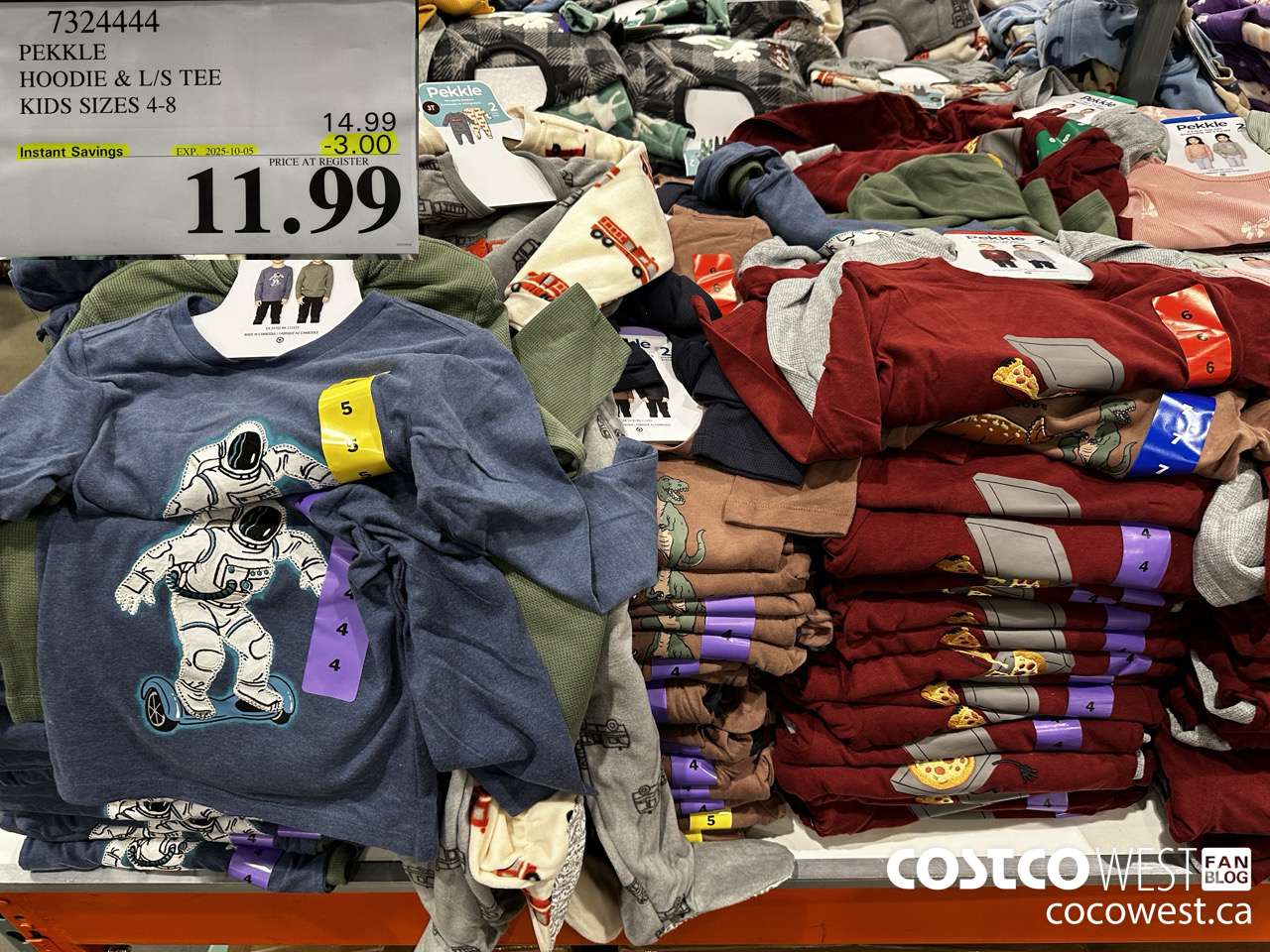 7324444 PEKKLE HOODIE & L/S TEE KIDS SIZES 4-8 ($3.00 INSTANT SAVINGS EXPIRES ON 2025-10-05) $11.99