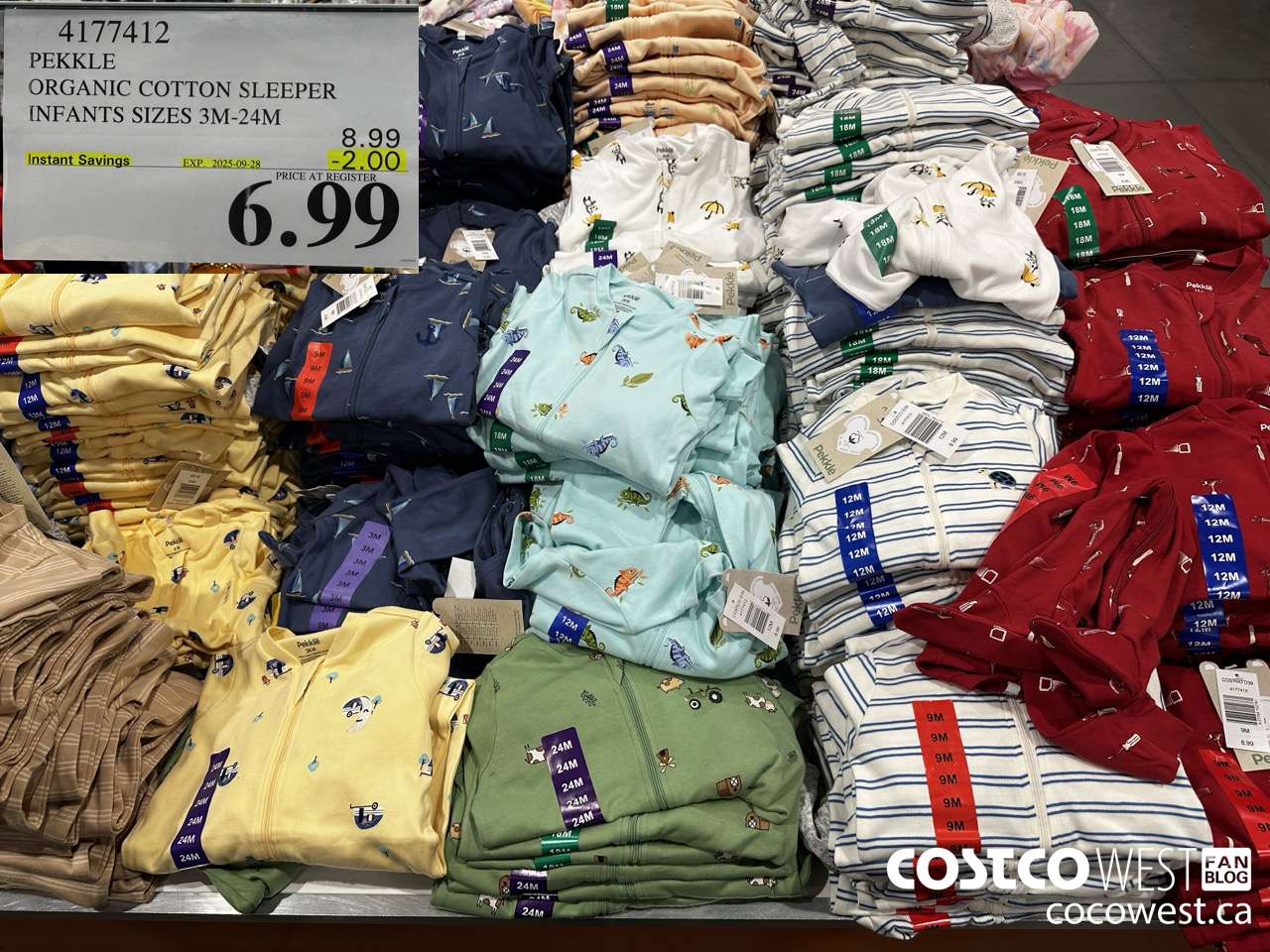 4177412 PEKKLE ORGANIC COTTON SLEEPER INFANTS SIZES 3-24M ($2.00 INSTANT SAVINGS EXPIRES ON 2025-09-28) $6.99