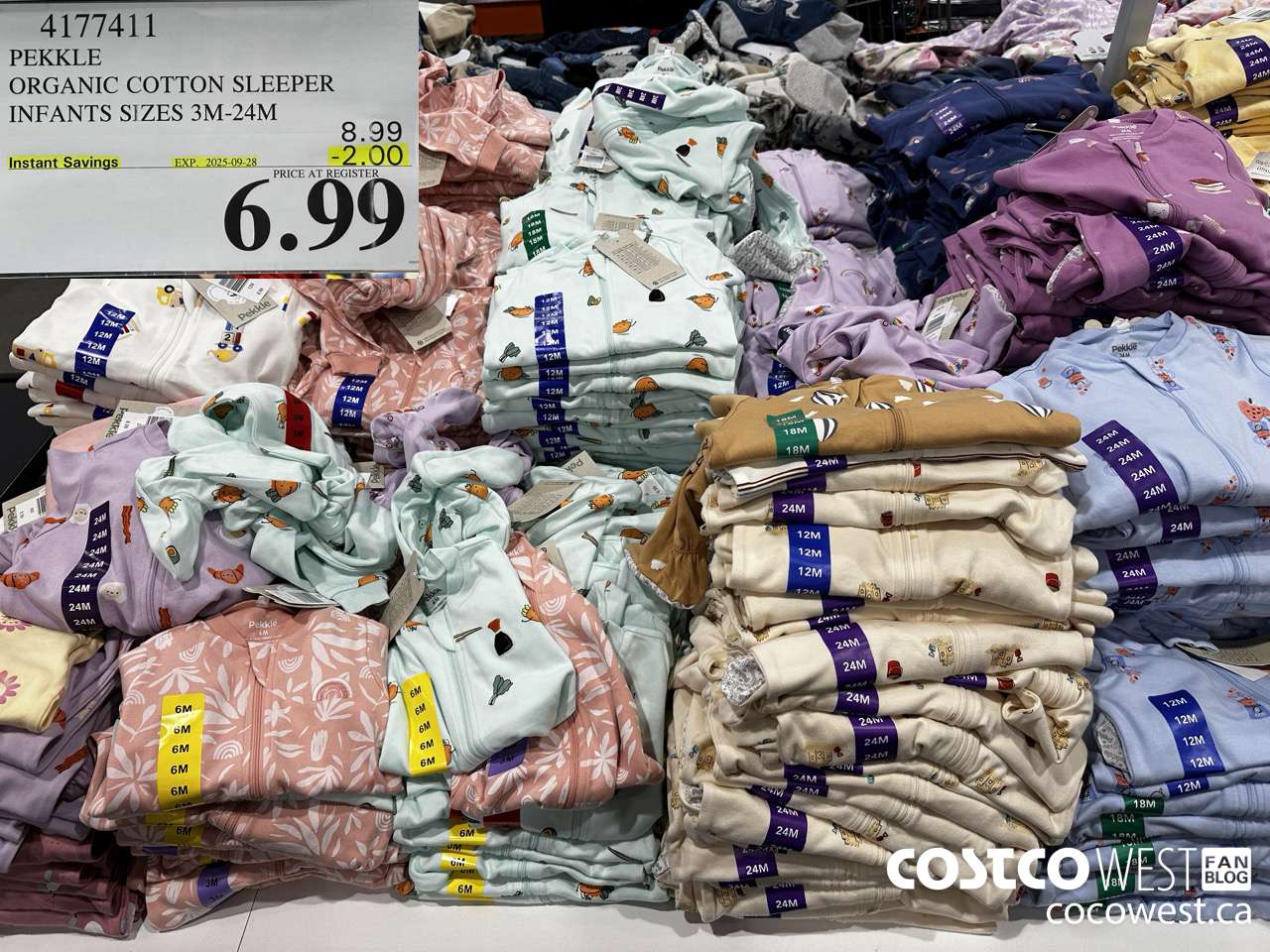 4177411 PEKKLE ORGANIC COTTON SLEEPER INFANTS SIZES 3M-24M ($2.00 INSTANT SAVINGS EXPIRES ON 2025-09-28) $6.99