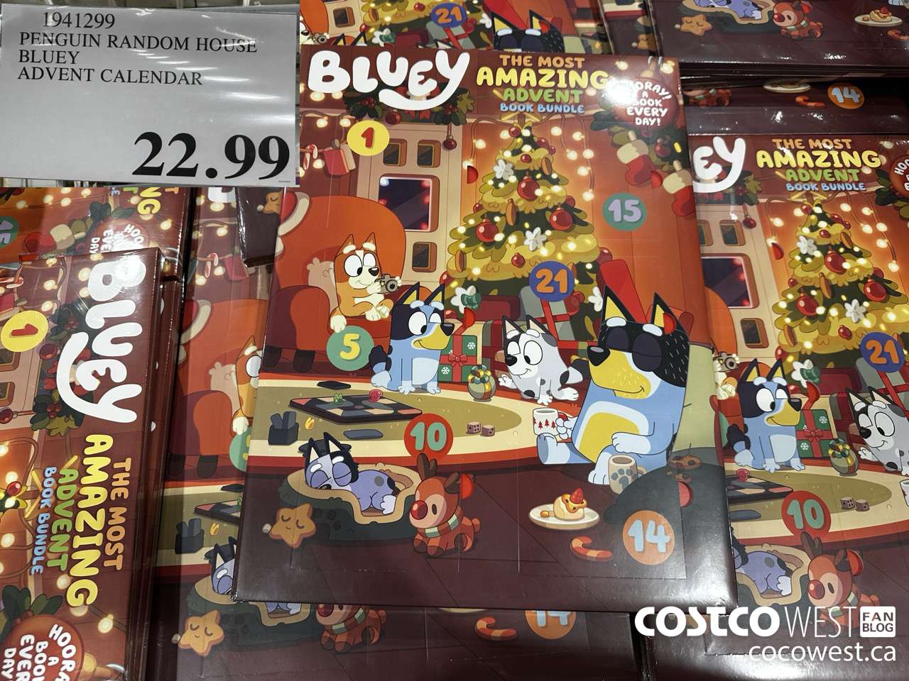 1941299 PENGUIN RANDOM HOUSE BLUEY ADVENT CALENDAR $22.99