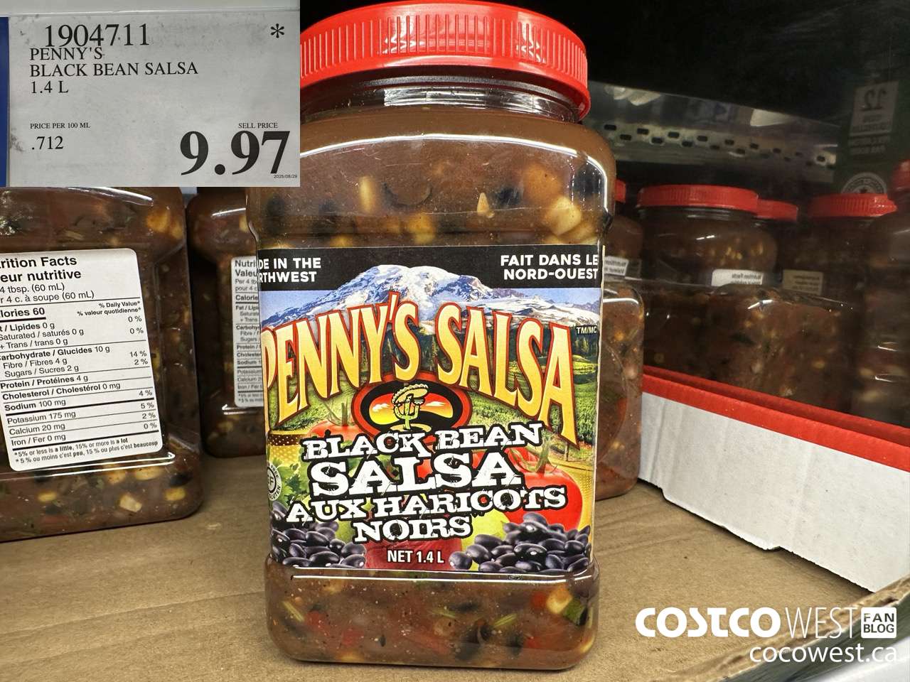 1904711 PENNY'S BLACK BEAN SALSA $9.97
